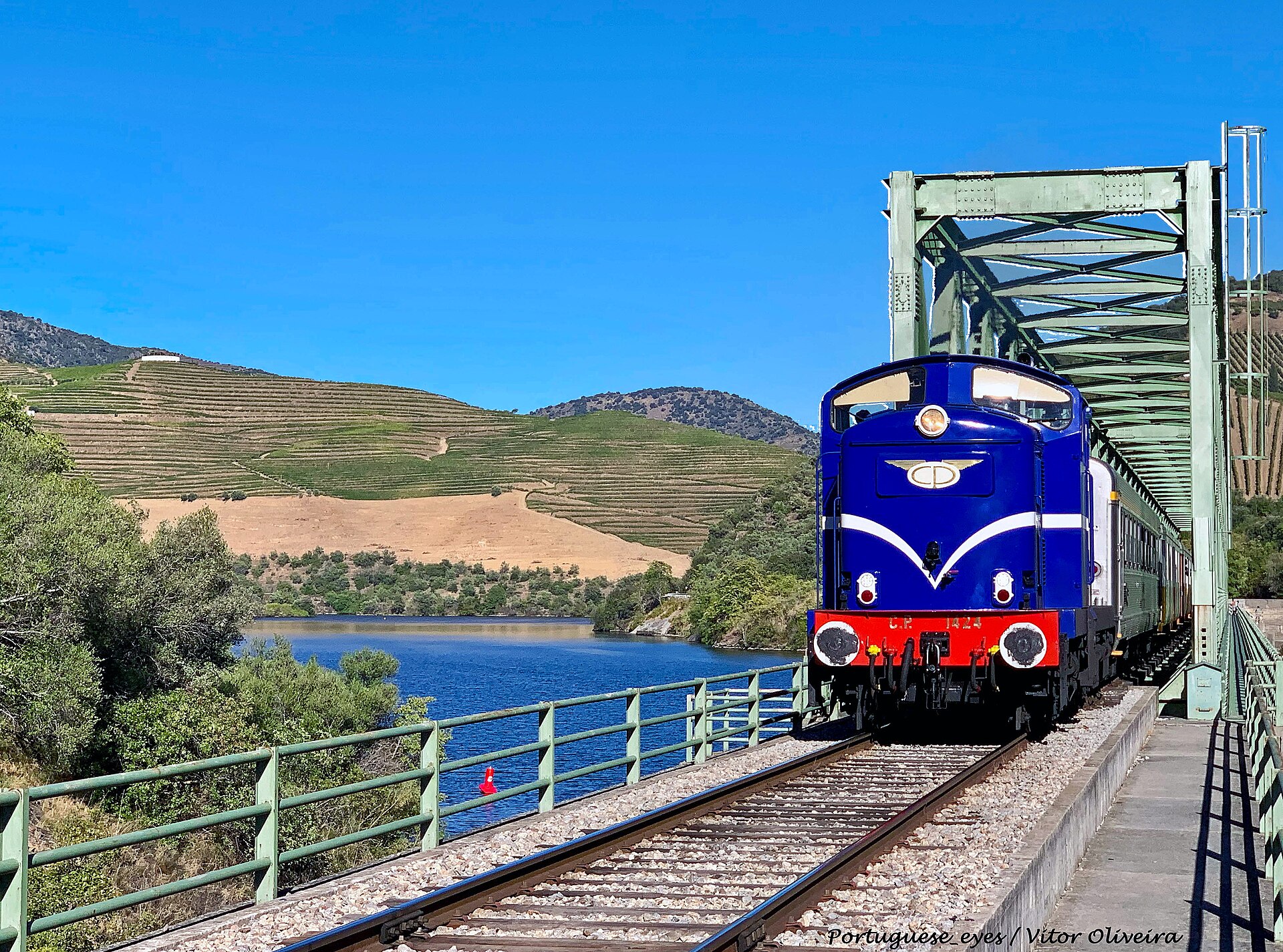 Comboio Histórico na Ponte da Ferradosa